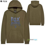 Oblečenie - Pánske, FOX mikina Bolt fleece Po, olivovo zelená